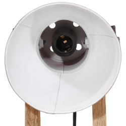 Lampa stołowa, 25 W, postarzany czerwony, 30x17x40 cm, E27