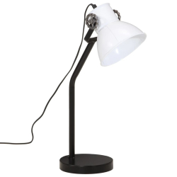 Lampa stołowa, 25 W, biała, 17x17x60 cm, E27