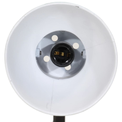 Lampa stołowa, 25 W, biała, 17x17x60 cm, E27