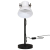 Lampa stołowa, 25 W, biała, 17x17x60 cm, E27