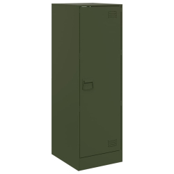 Szafka, oliwkowa, 34,5x39x107 cm, stal
