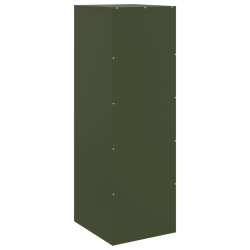 Szafka, oliwkowa, 34,5x39x107 cm, stal