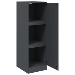 Szafka, antracytowa, 34,5x39x107 cm, stal