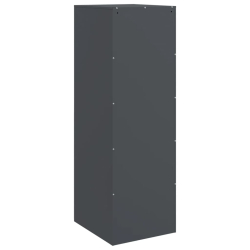 Szafka, antracytowa, 34,5x39x107 cm, stal