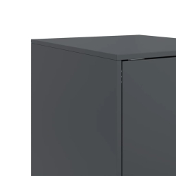 Szafka, antracytowa, 34,5x39x107 cm, stal