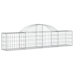 Kosze gabionowe, 30 szt, 200x30x40/60 cm, galwanizowane żelazo