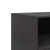 Szafka pod telewizor, czarna, 99x39x44 cm, stalowa