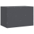 Szafki pod telewizor, 2 szt., antracytowe, 67x39x44 cm, stalowe