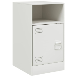 Szafka nocna, biała, 34,5x39x62 cm, stal