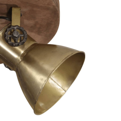 Lampa sufitowa, 25 W, antyczny mosiądz, 50x50x25 cm, E27