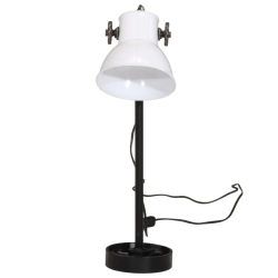 Lampa stołowa, 25 W, biała, 15x15x55 cm, E27