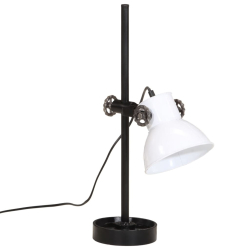 Lampa stołowa, 25 W, biała, 15x15x55 cm, E27