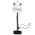 Lampa stołowa, 25 W, biała, 15x15x55 cm, E27