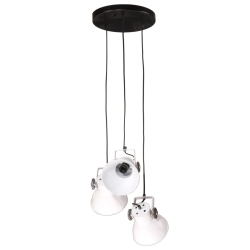 Lampa wisząca, 25 W, biała, 30x30x100 cm, E27