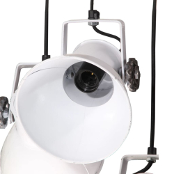 Lampa wisząca, 25 W, biała, 30x30x100 cm, E27