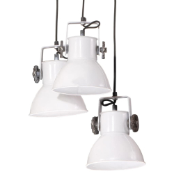 Lampa wisząca, 25 W, biała, 30x30x100 cm, E27