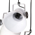 Lampa wisząca, 25 W, biała, 30x30x100 cm, E27