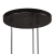 Lampa wisząca, 25 W, biała, 30x30x100 cm, E27