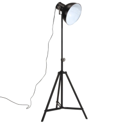 Lampa stojąca, 25 W, czarna, 61x61x90/150 cm, E27