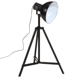 Lampa stojąca, 25 W, czarna, 61x61x90/150 cm, E27