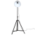 Lampa stojąca, 25 W, czarna, 61x61x90/150 cm, E27