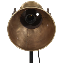 Lampa stołowa, 25 W, antyczny mosiądz, 35x35x65/95 cm, E27