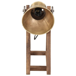 Lampa stołowa, 25 W, antyczny mosiądz, 30x17x40 cm, E27