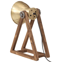 Lampa stołowa, 25 W, antyczny mosiądz, 30x17x40 cm, E27