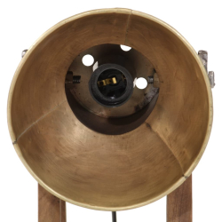 Lampa stołowa, 25 W, antyczny mosiądz, 30x17x40 cm, E27