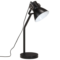 Lampa stołowa, 25 W, czarna, 17x17x60 cm, E27