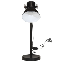Lampa stołowa, 25 W, czarna, 17x17x60 cm, E27