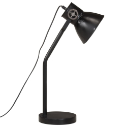 Lampa stołowa, 25 W, czarna, 17x17x60 cm, E27