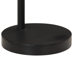 Lampa stołowa, 25 W, czarna, 17x17x60 cm, E27