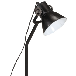 Lampa stołowa, 25 W, czarna, 17x17x60 cm, E27