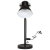 Lampa stołowa, 25 W, czarna, 17x17x60 cm, E27