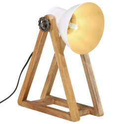 Lampa stołowa, 25 W, biała, 30x17x40 cm, E27
