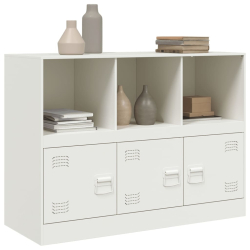Szafka boczna, biała, 99x39x73 cm, stal
