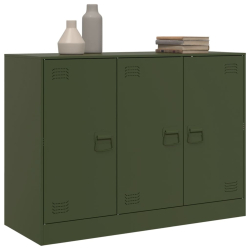 Szafka, oliwkowa, 99x39x73 cm, stal