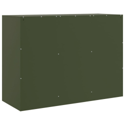 Szafka, oliwkowa, 99x39x73 cm, stal