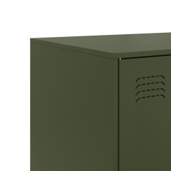 Szafka, oliwkowa, 99x39x73 cm, stal
