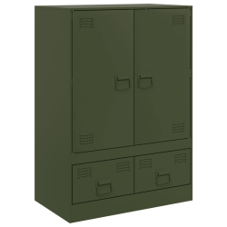 Szafka, oliwkowa, 67x39x95 cm, stal