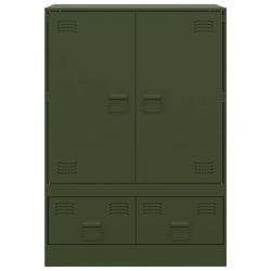 Szafka, oliwkowa, 67x39x95 cm, stal