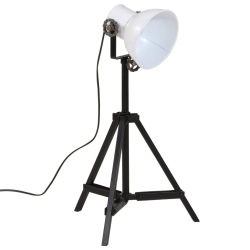 Lampa stołowa, 25 W, biała, 35x35x65/95 cm, E27