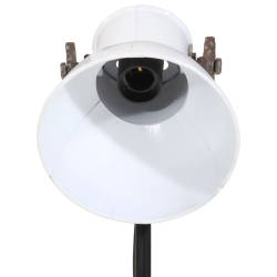 Lampa stołowa, 25 W, biała, 35x35x65/95 cm, E27
