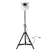 Lampa stołowa, 25 W, biała, 35x35x65/95 cm, E27