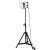 Lampa stołowa, 25 W, biała, 35x35x65/95 cm, E27