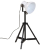 Lampa stołowa, 25 W, biała, 35x35x65/95 cm, E27