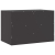 Szafki pod telewizor, 2 szt., czarne, 67x39x44 cm, stalowe