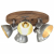 Lampa sufitowa 25 W, srebro vintage, 50x50x25 cm, E27