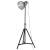 Lampa stojąca, 25 W, srebro vintage, 61x61x90/150 cm, E27